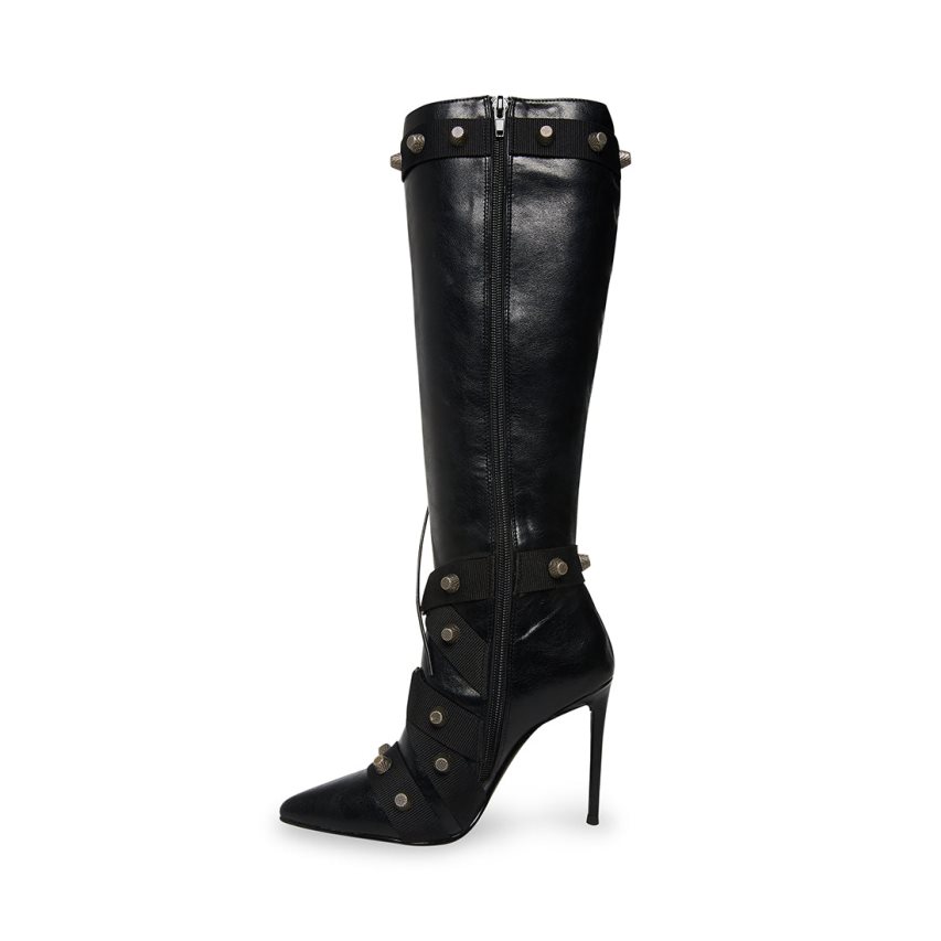 Botas Altas Steve Madden Fink Mujer Negras | ES RU3821